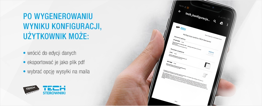 Co po wygenerowaniu wyniku konfiguracji?