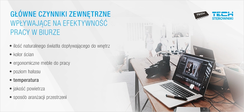 Główne czynniki zewnętrzne wpływające na efektywność pracy w biurze