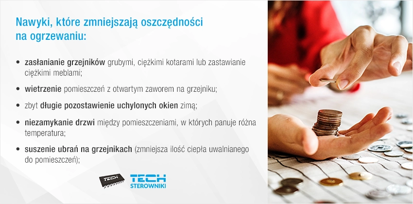 Nawyki, kt&oacute;re zmniejszają oszczędności na ogrzewaniu