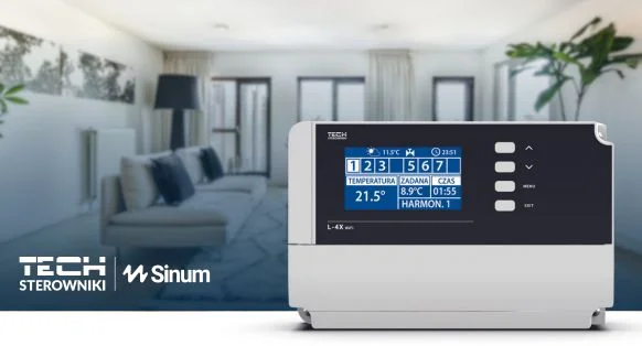 L-4X WiFi – nowy sterownik do zarządzania ogrzewaniem podłogowym i grzejnikowym