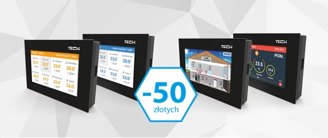 Promocja szklanych regulatorów z kolorowym wyświetlaczem