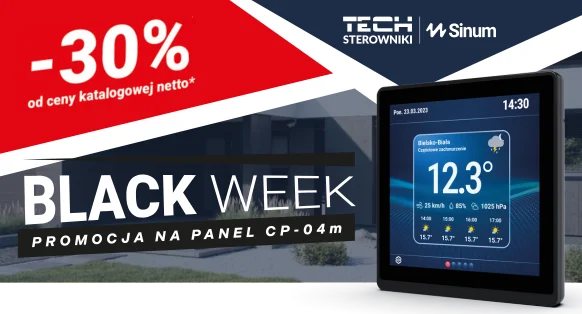 BLACK WEEK w TECH Sterowniki: Panel multifunkcyjny CP-04m teraz aż -30% taniej!