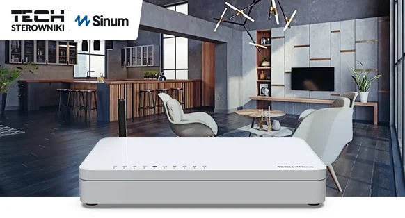 SINUM – innowacyjny system do zarządzania Twoim domem firmy TECH Sterowniki