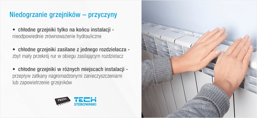 Niedogrzanie grzejnik&oacute;w