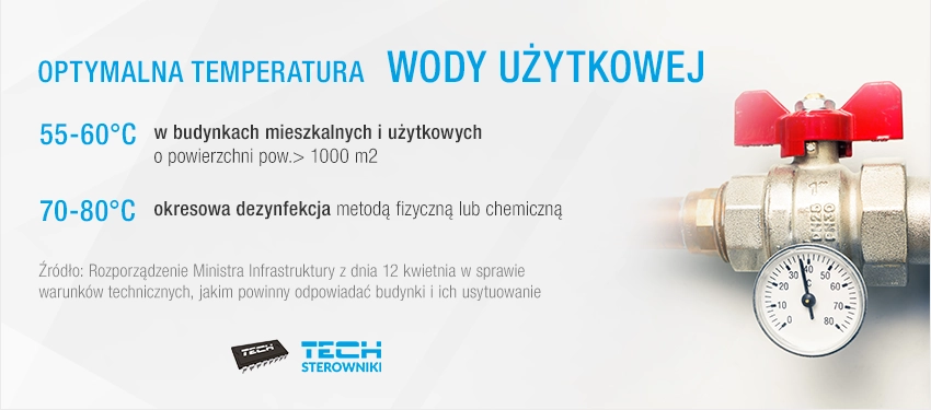 Optymalna temperatura wody użytkowej
