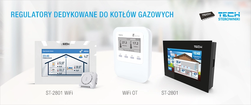 Regulatory dedykowane do kotł&oacute;w gazowych