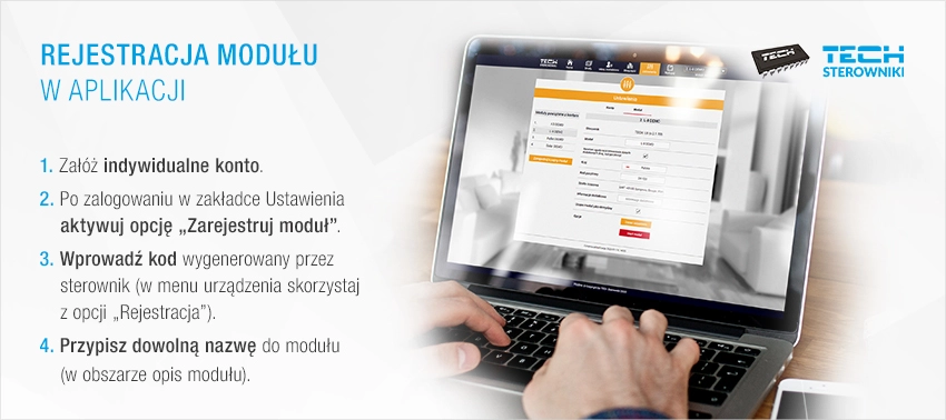 Rejestracja modułu w aplikacji