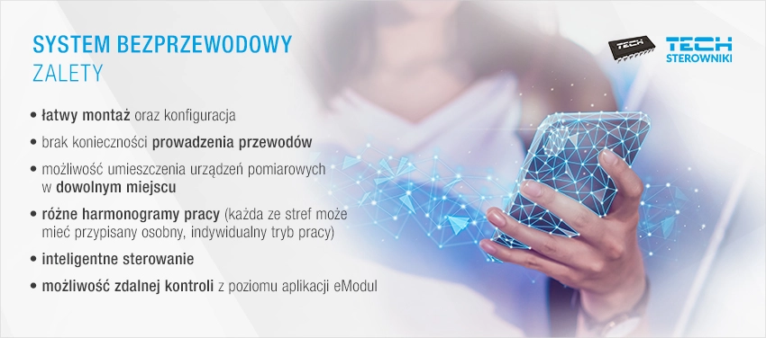 System bezprzewodowy - zalety