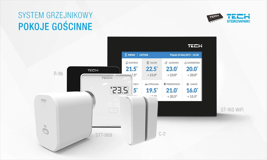 System grzejnikowy - pokoje gościnne