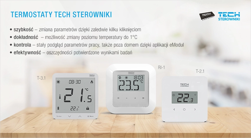 Termostaty TECH Sterowniki